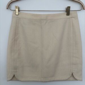 Elegant Beige Women's Skirt